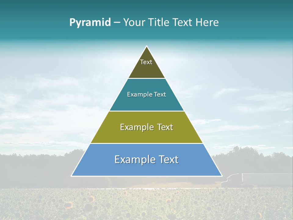 Trucking Vehicle Road PowerPoint Template