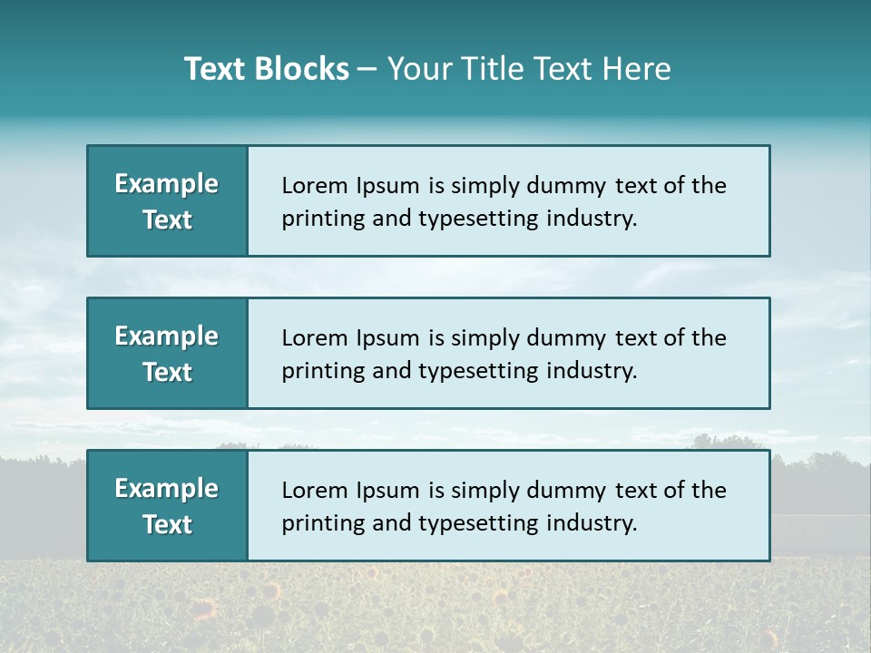 Trucking Vehicle Road PowerPoint Template