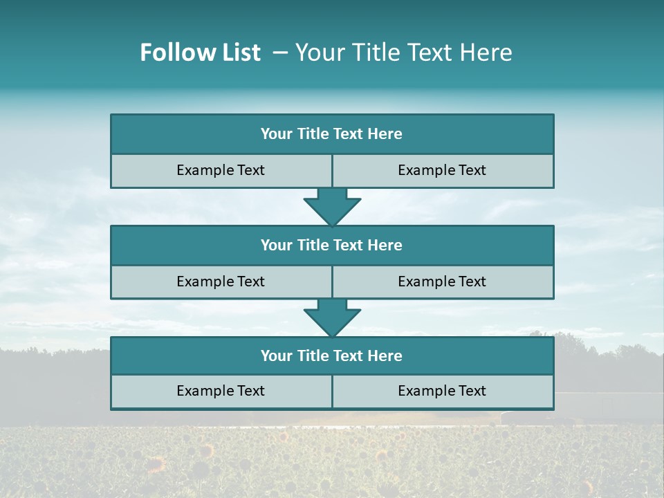 Trucking Vehicle Road PowerPoint Template
