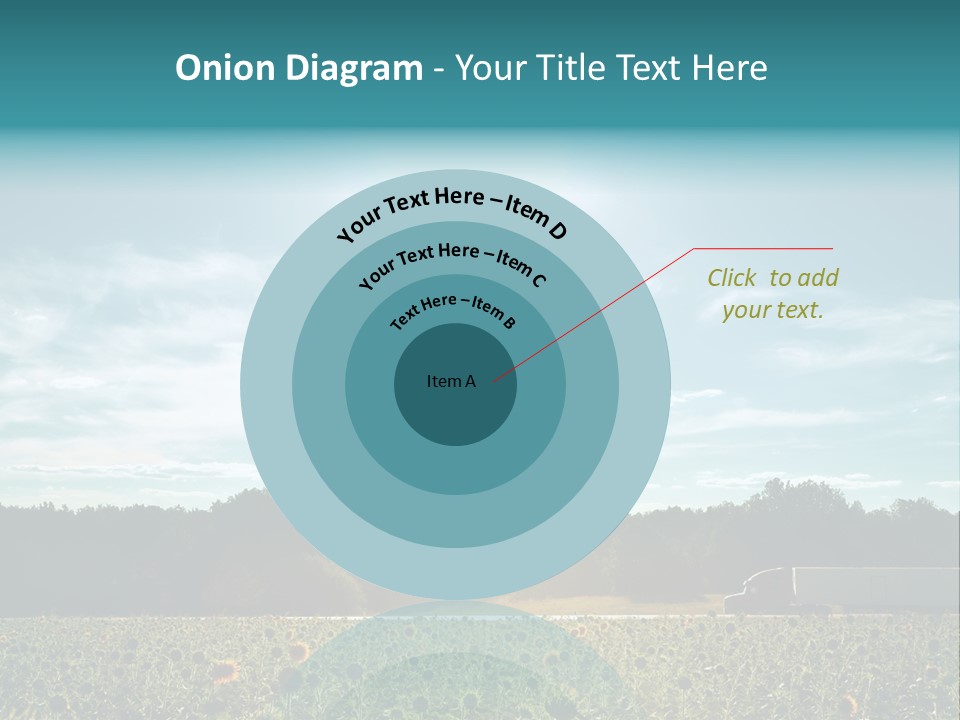 Trucking Vehicle Road PowerPoint Template
