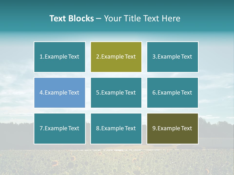 Trucking Vehicle Road PowerPoint Template