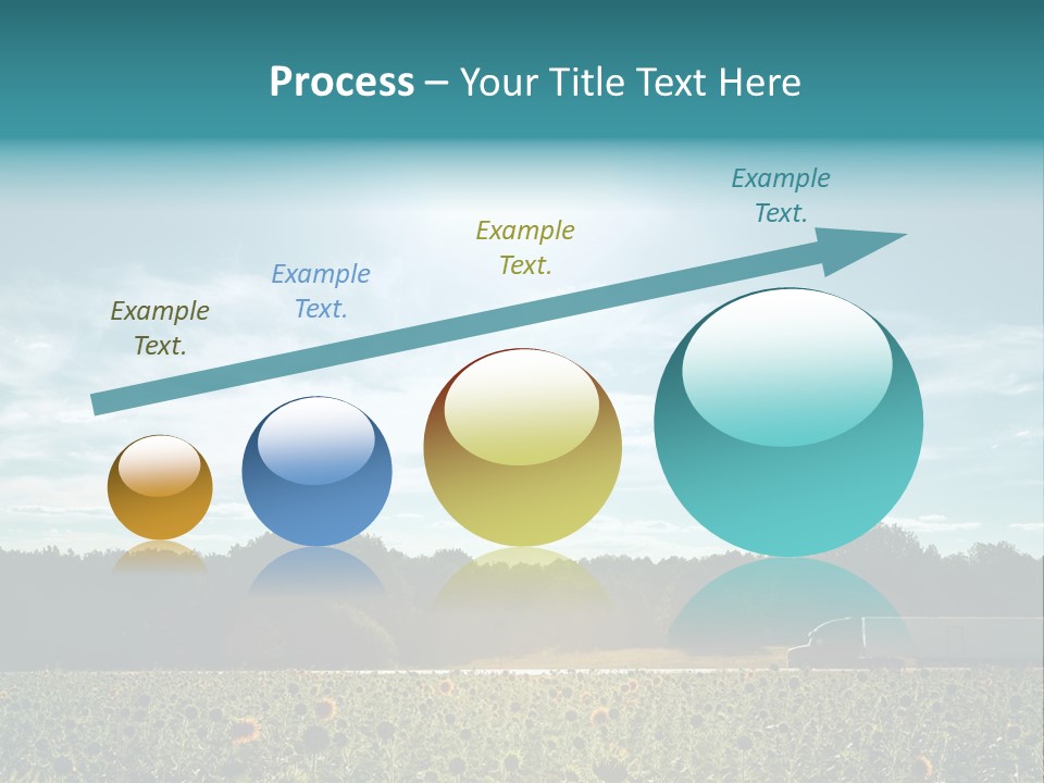Trucking Vehicle Road PowerPoint Template