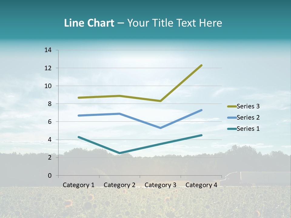 Trucking Vehicle Road PowerPoint Template