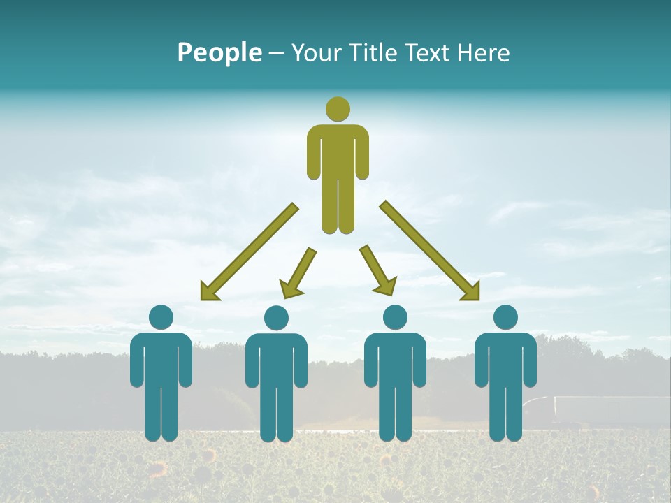 Trucking Vehicle Road PowerPoint Template