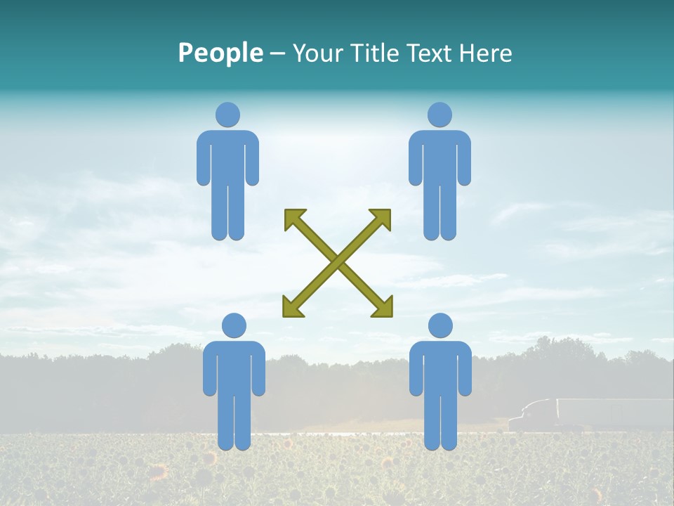 Trucking Vehicle Road PowerPoint Template