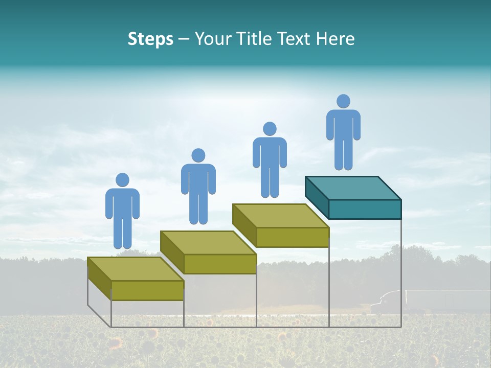 Trucking Vehicle Road PowerPoint Template