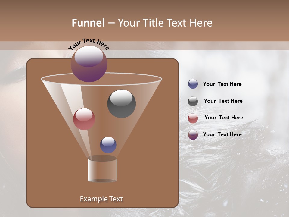 A Woman Wearing A Fur Hat And Fur Coat PowerPoint Template