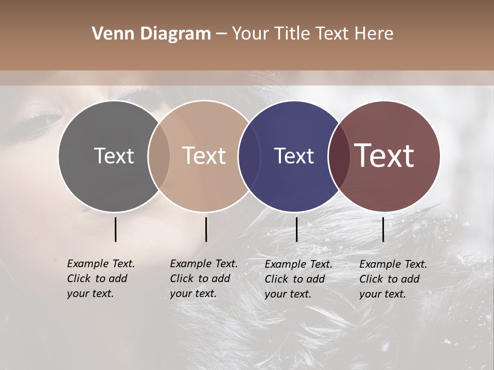 A Woman Wearing A Fur Hat And Fur Coat PowerPoint Template