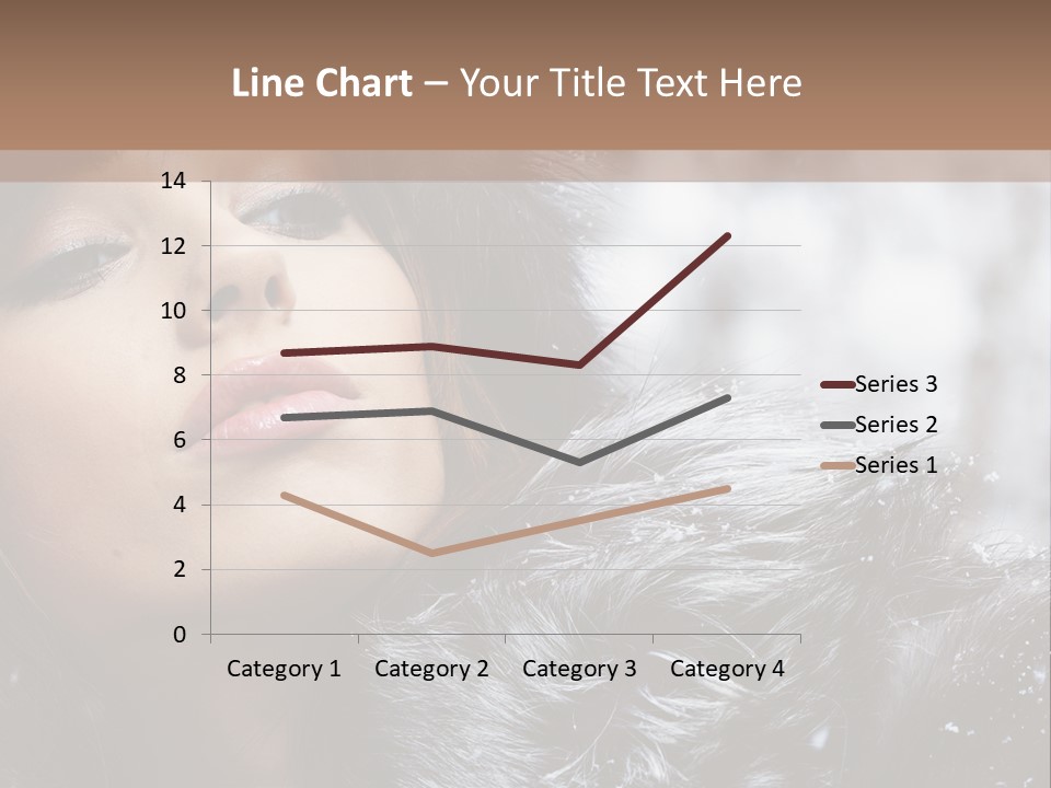 A Woman Wearing A Fur Hat And Fur Coat PowerPoint Template