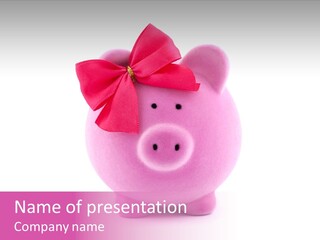 Earn Ribbon Vibrant PowerPoint Template