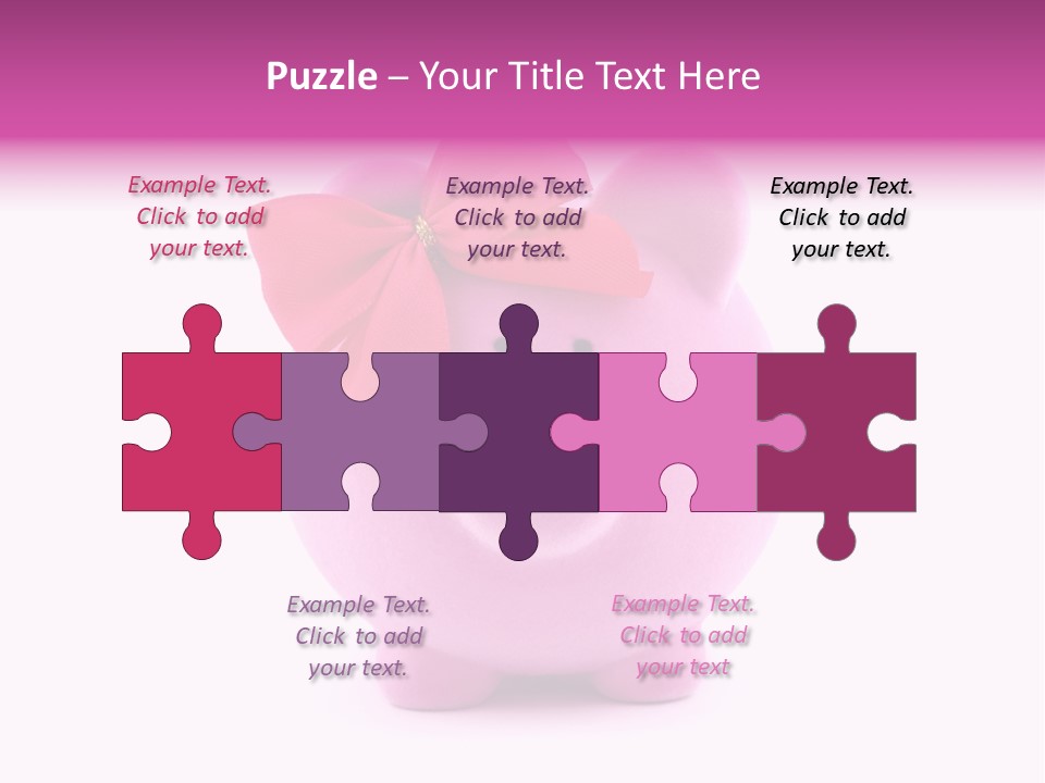 Earn Ribbon Vibrant PowerPoint Template