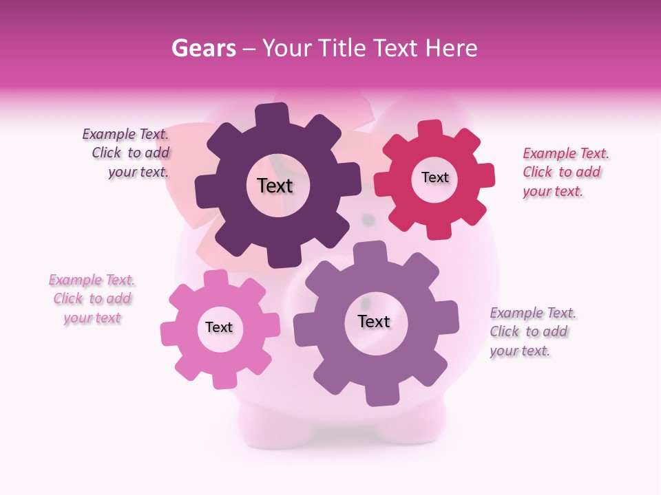 Earn Ribbon Vibrant PowerPoint Template