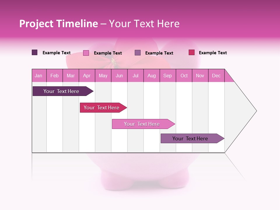 Earn Ribbon Vibrant PowerPoint Template