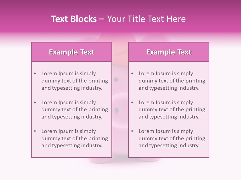 Earn Ribbon Vibrant PowerPoint Template