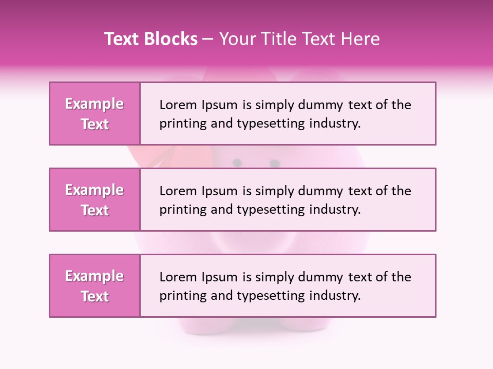 Earn Ribbon Vibrant PowerPoint Template