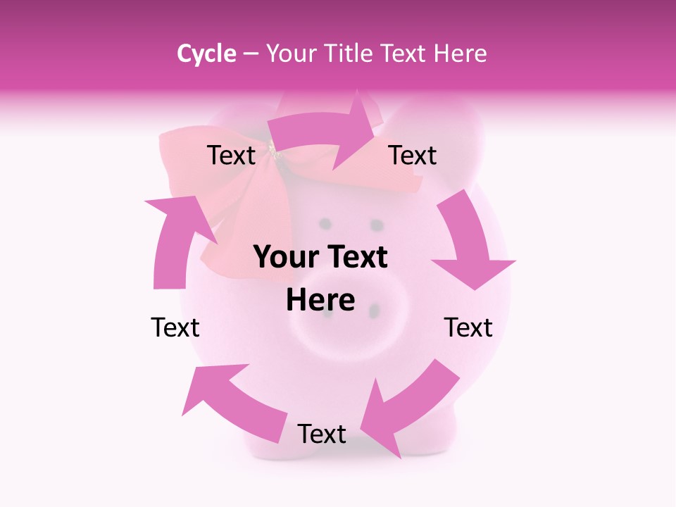 Earn Ribbon Vibrant PowerPoint Template