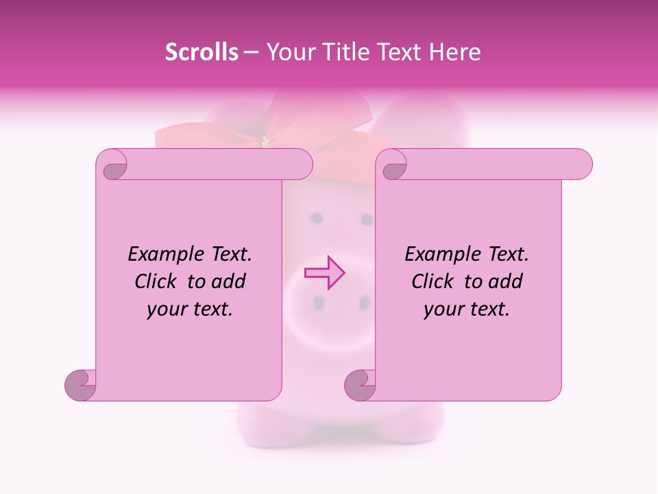 Earn Ribbon Vibrant PowerPoint Template