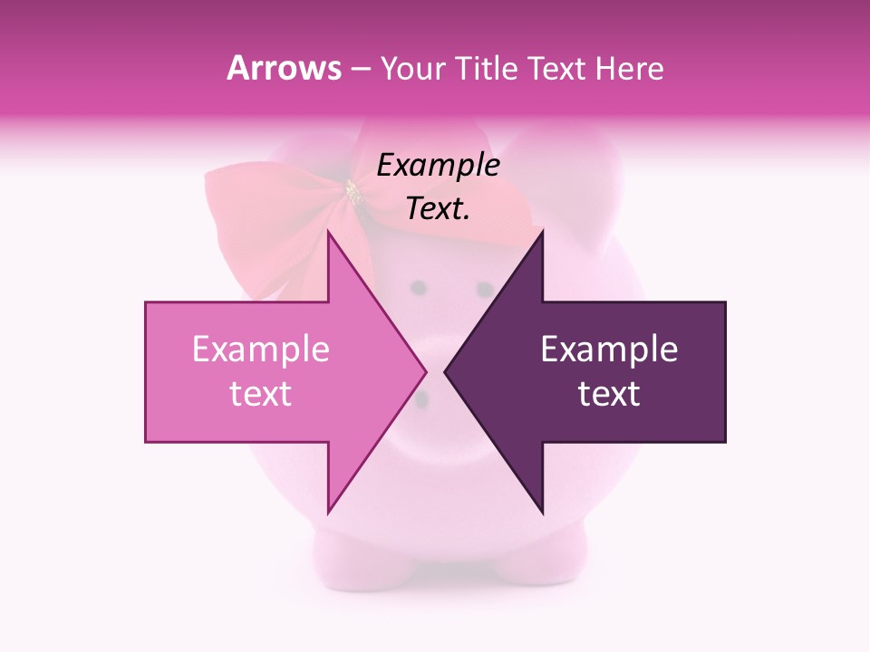 Earn Ribbon Vibrant PowerPoint Template