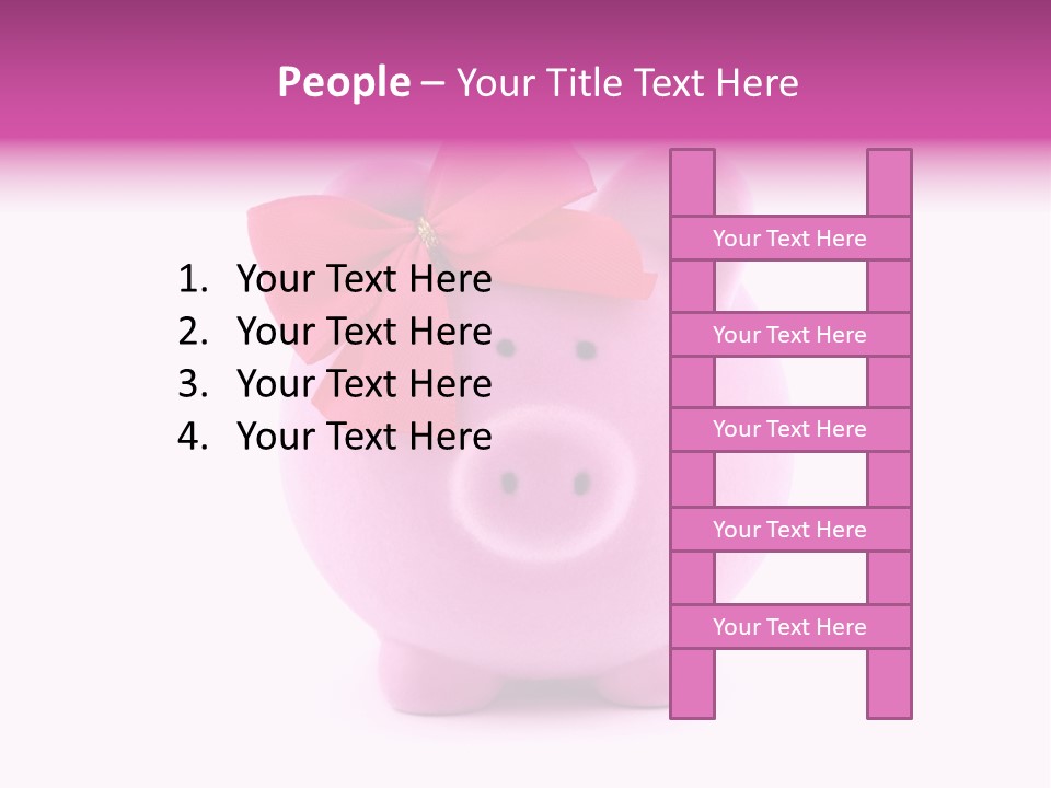 Earn Ribbon Vibrant PowerPoint Template