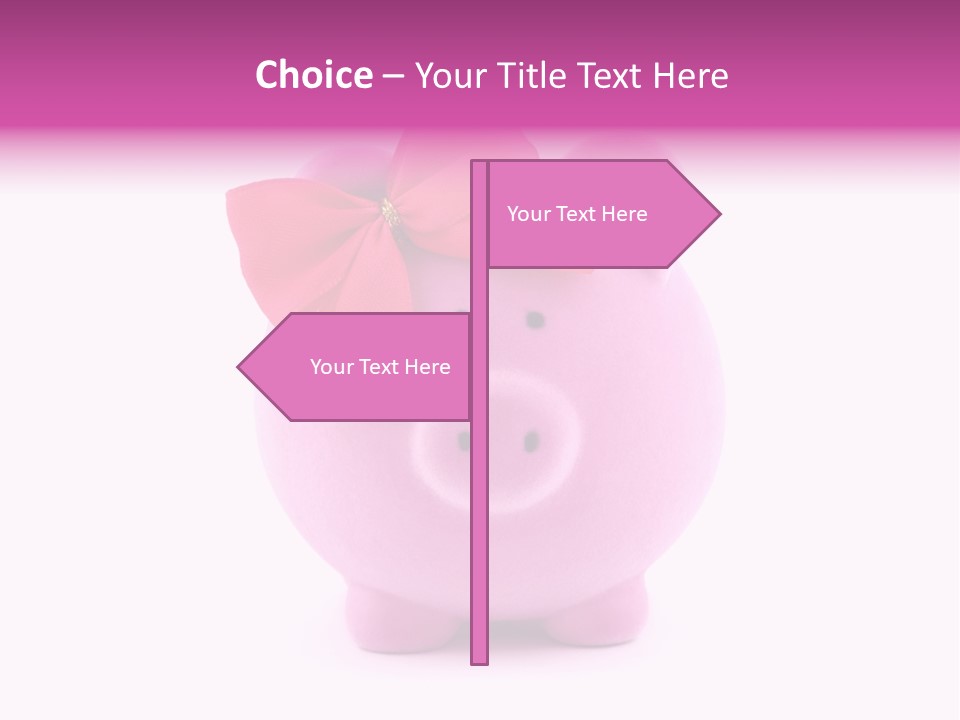 Earn Ribbon Vibrant PowerPoint Template