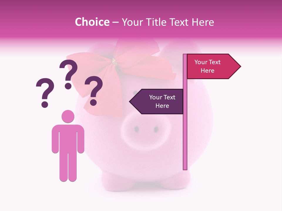 Earn Ribbon Vibrant PowerPoint Template