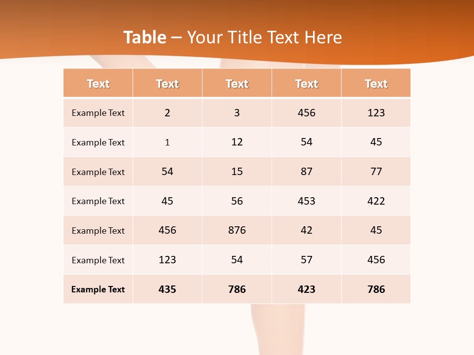 Waxing Legs Careless PowerPoint Template