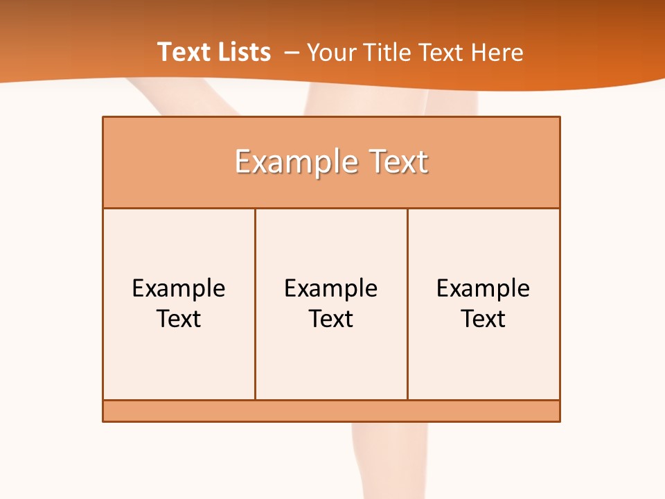 Waxing Legs Careless PowerPoint Template