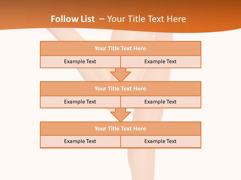 Waxing Legs Careless PowerPoint Template