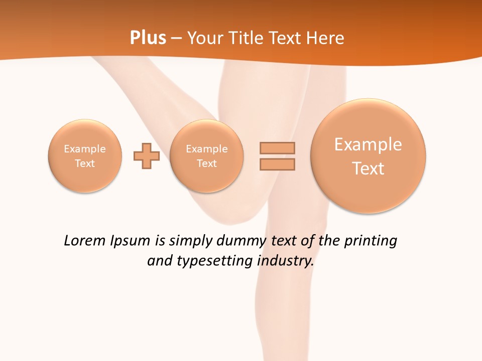 Waxing Legs Careless PowerPoint Template