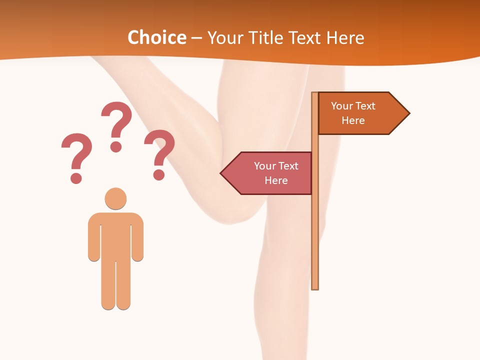 Waxing Legs Careless PowerPoint Template