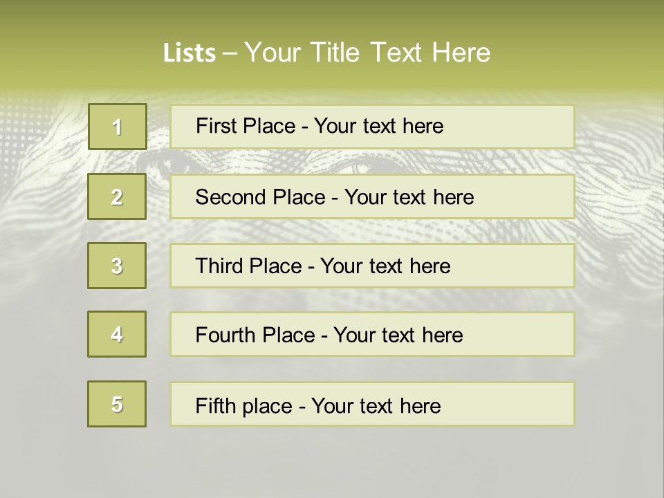 One States Value PowerPoint Template