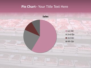 Butcher Shelves Steak PowerPoint Template