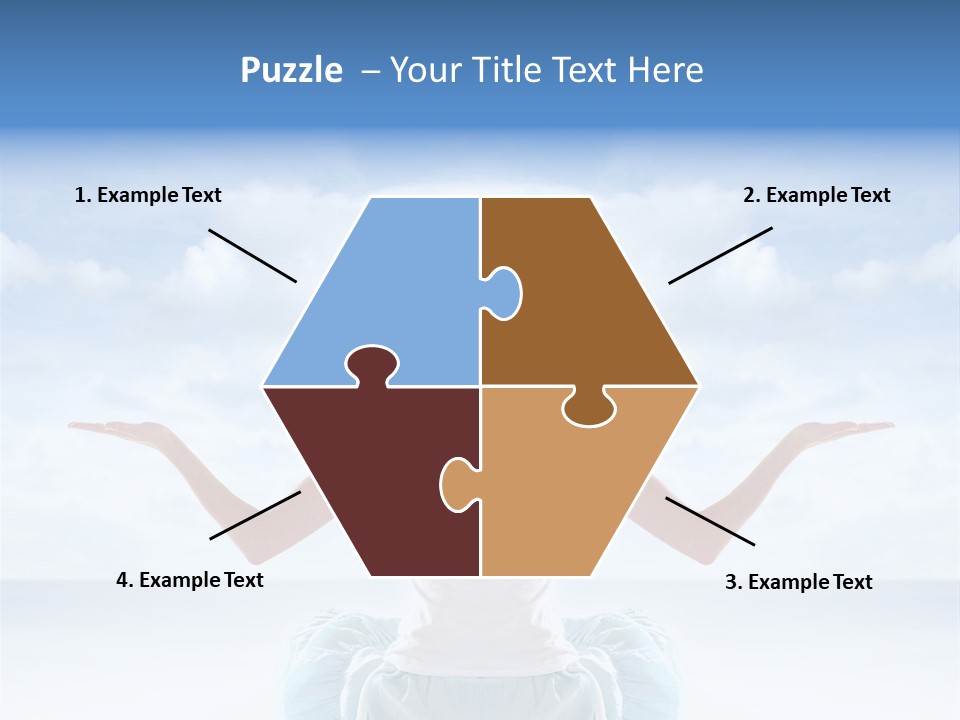 Young Relax Beauty PowerPoint Template