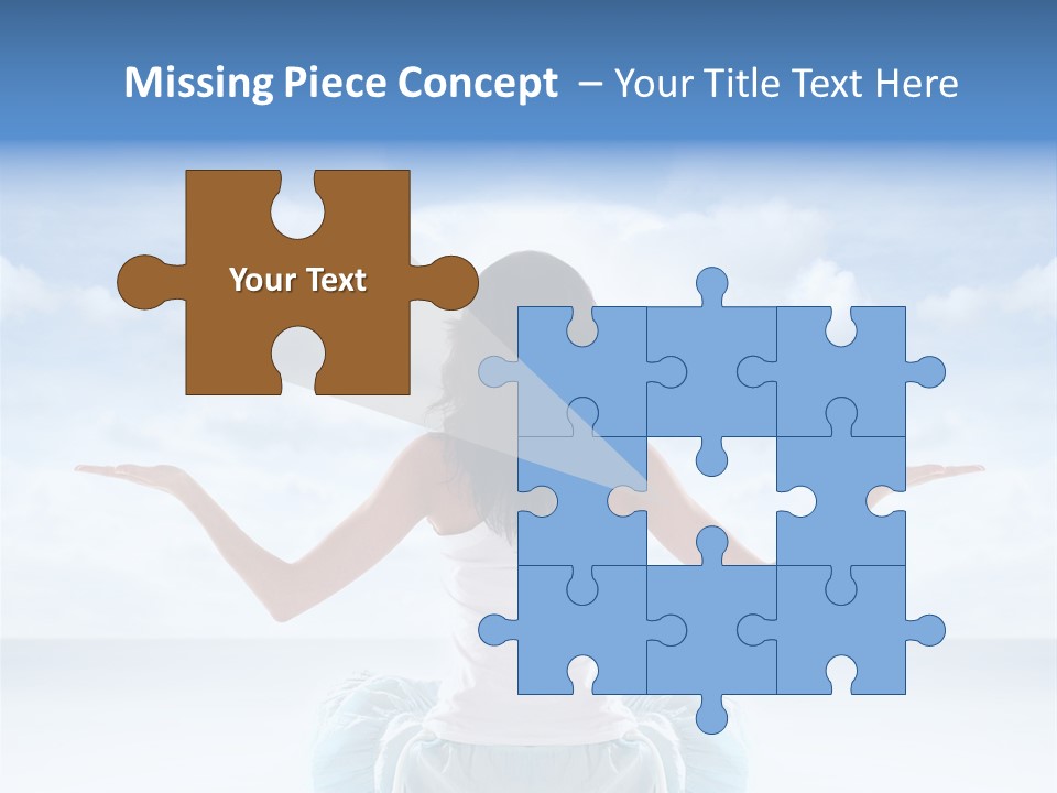 Young Relax Beauty PowerPoint Template