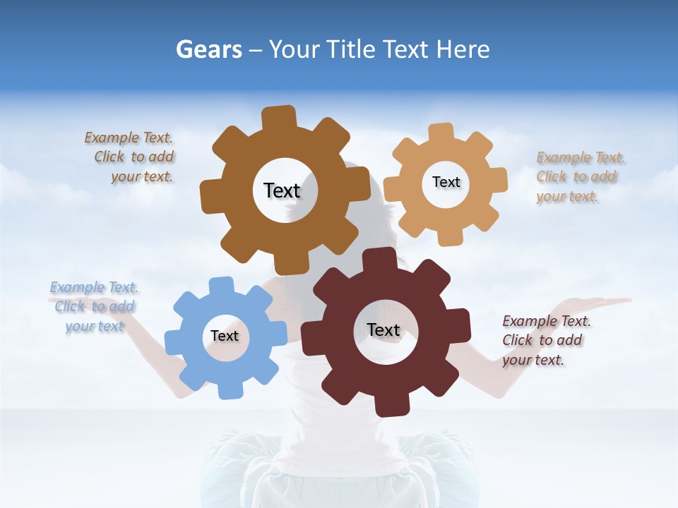 Young Relax Beauty PowerPoint Template