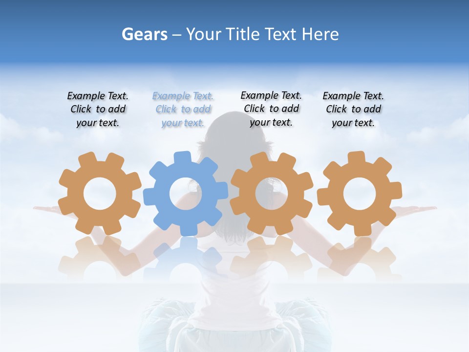 Young Relax Beauty PowerPoint Template