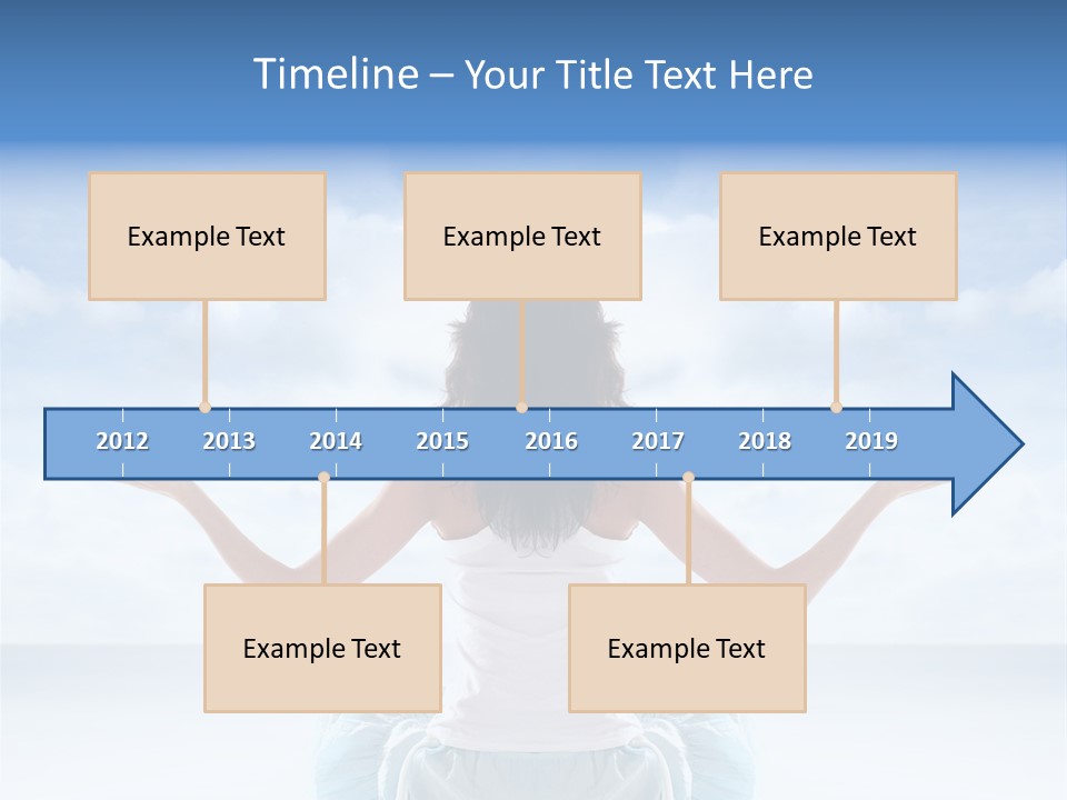 Young Relax Beauty PowerPoint Template
