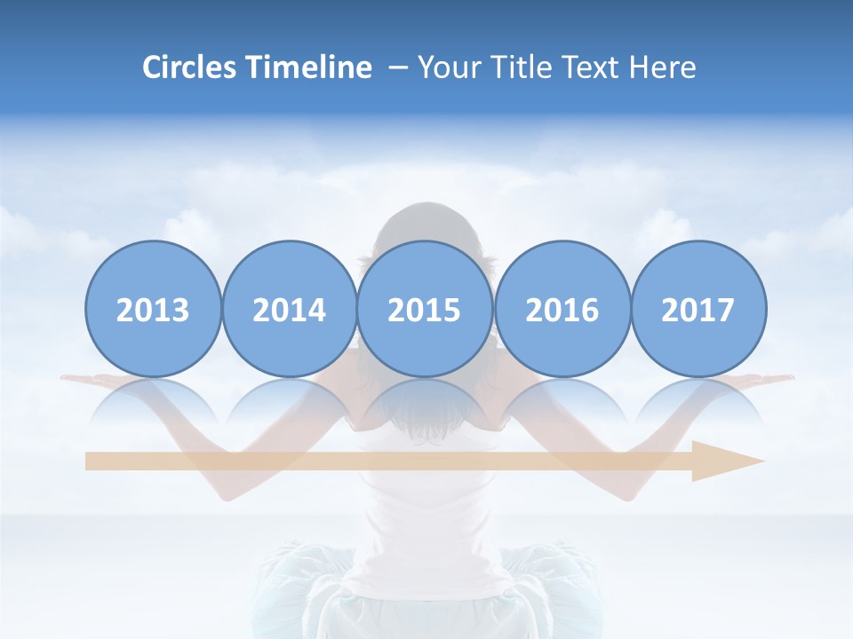 Young Relax Beauty PowerPoint Template