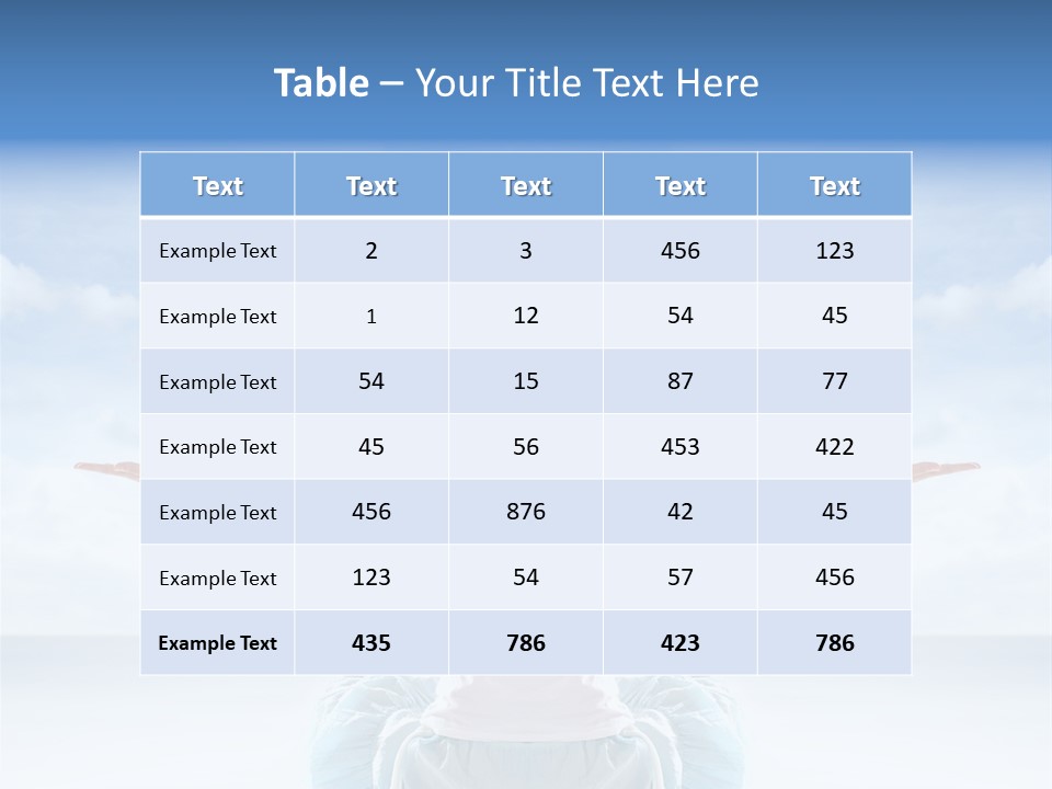 Young Relax Beauty PowerPoint Template