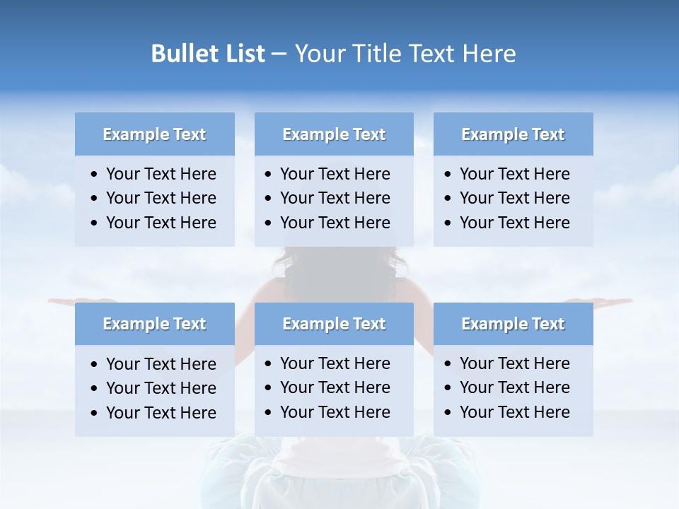 Young Relax Beauty PowerPoint Template