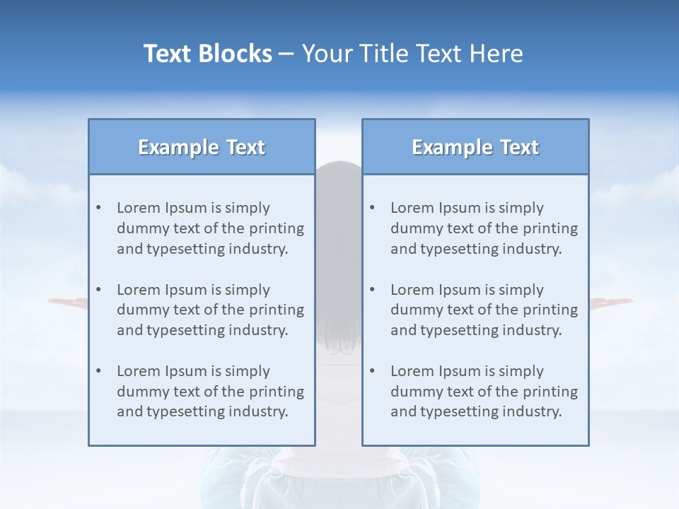 Young Relax Beauty PowerPoint Template