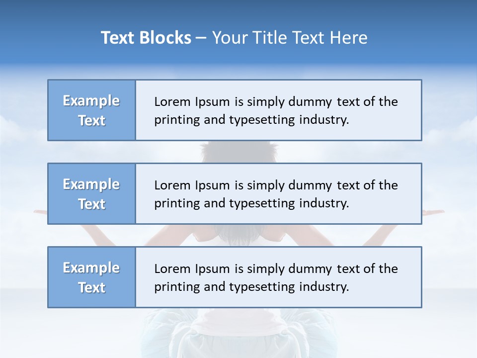 Young Relax Beauty PowerPoint Template