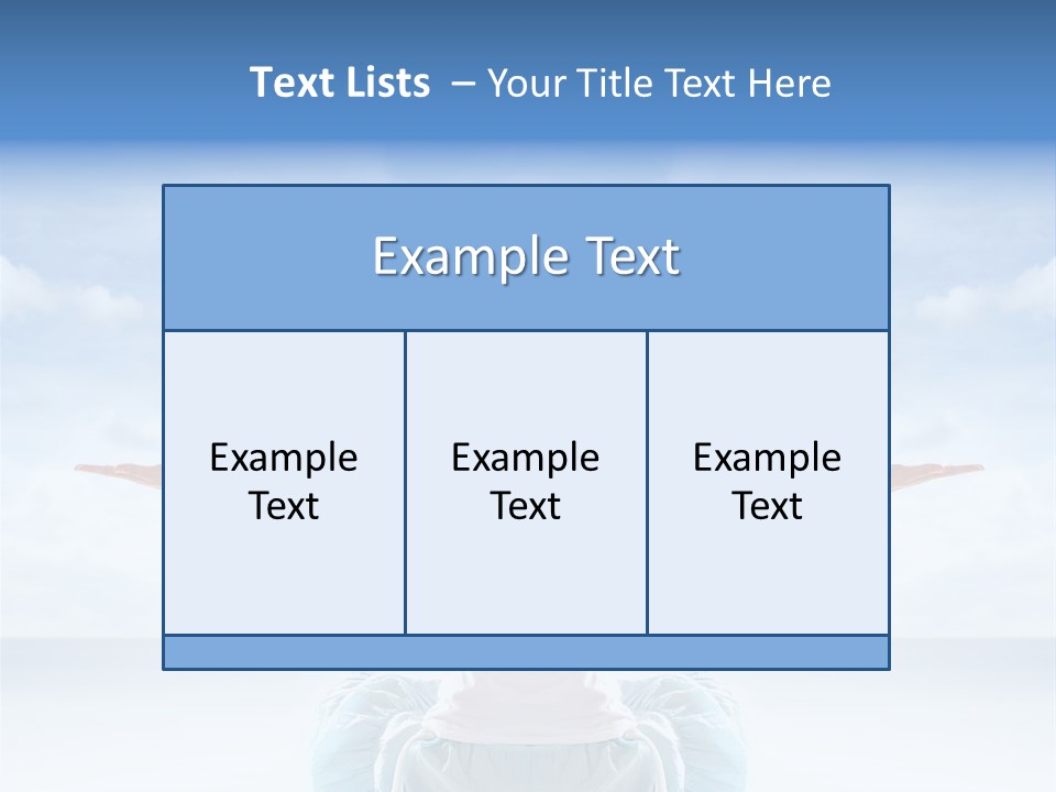Young Relax Beauty PowerPoint Template