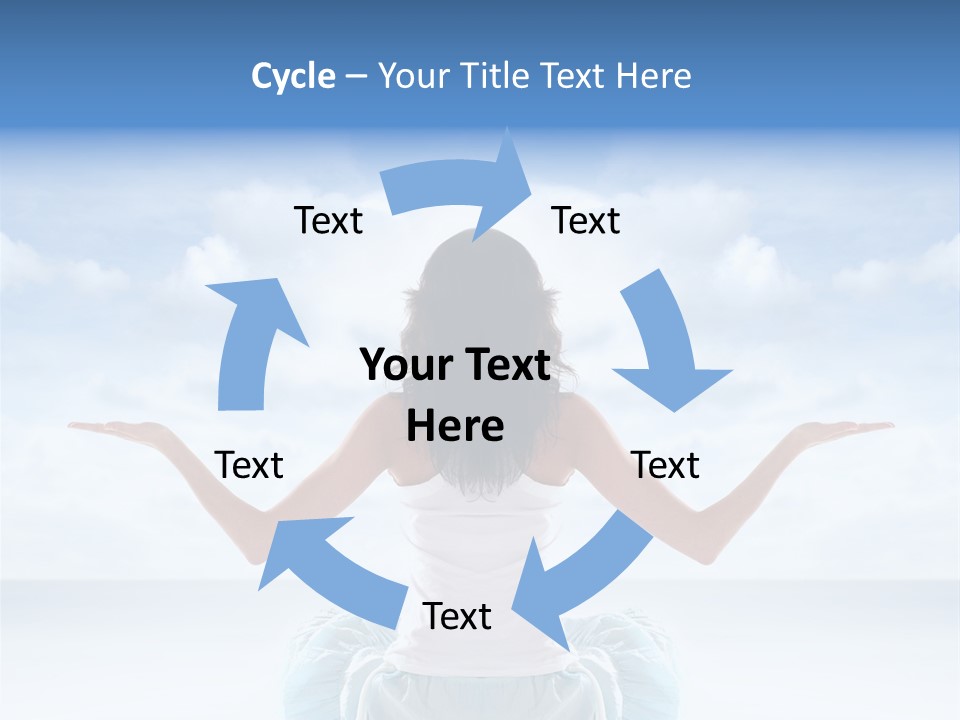 Young Relax Beauty PowerPoint Template