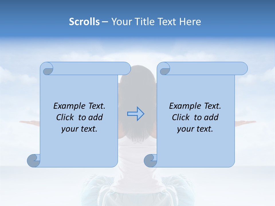 Young Relax Beauty PowerPoint Template