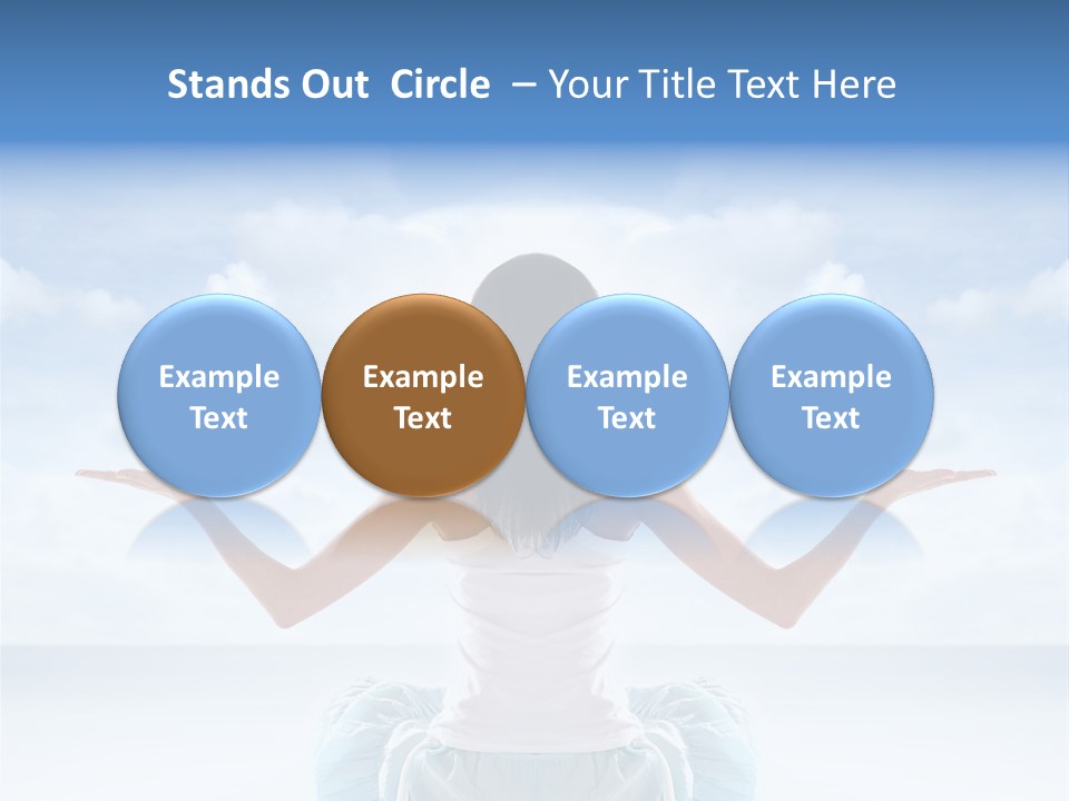 Young Relax Beauty PowerPoint Template