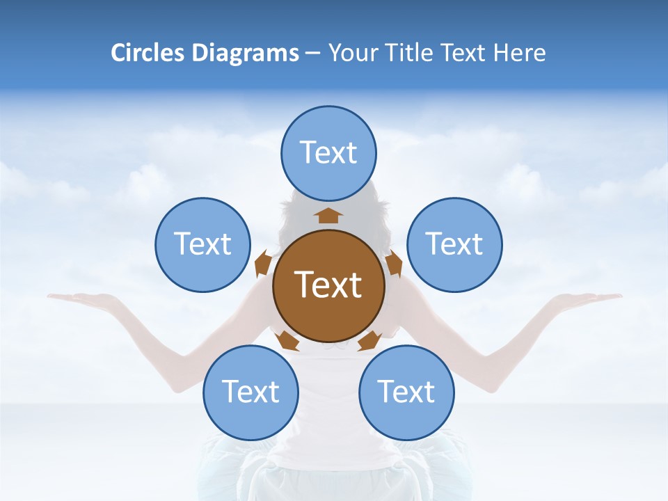 Young Relax Beauty PowerPoint Template