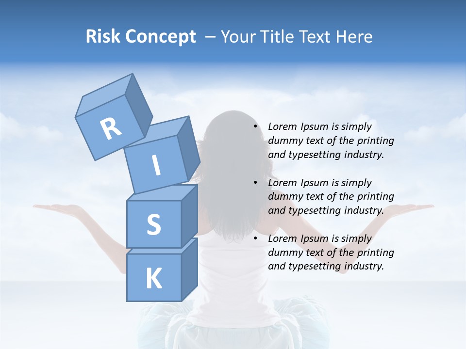 Young Relax Beauty PowerPoint Template