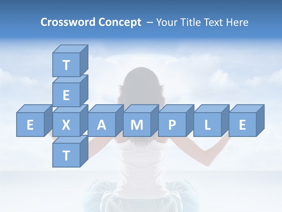 Young Relax Beauty PowerPoint Template