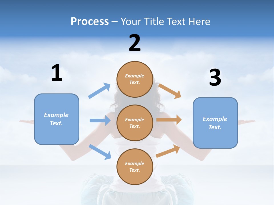 Young Relax Beauty PowerPoint Template